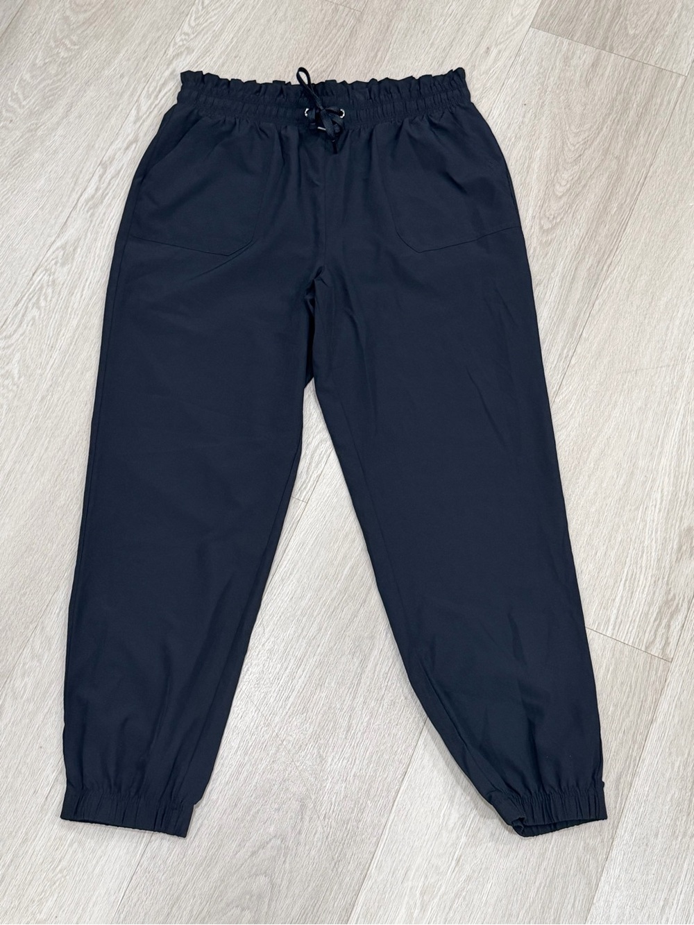 Jockey Black Stretch Jogger Pants Women’s Medium Pull-On Ankle